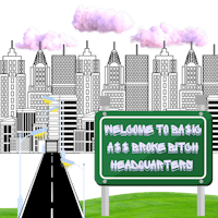 a sign that says welcome to boston as a drink bitch headhunter