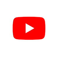 the youtube logo with a red and white square